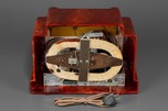 Marbleized Oxblood Red Addison 5 Courthouse Catalin Radio